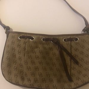 Dooney & Bourke small baguette shoulder bag EUC